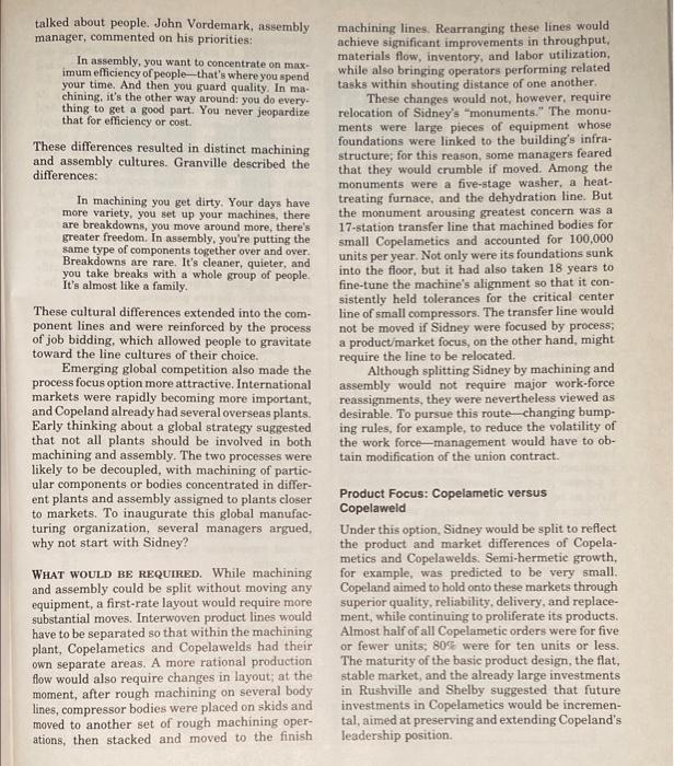 Discuss the six tools of the operating manager: