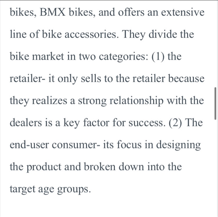This case study is about Specialized Bicycle