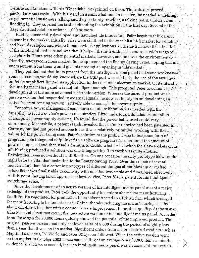 CASE STUDY: ONECLICK TECHNOLOGIES LTD There is