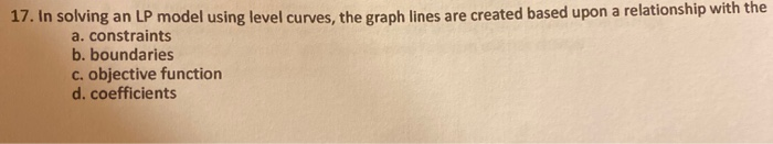 Questions 12-17: Using the maximization LP model