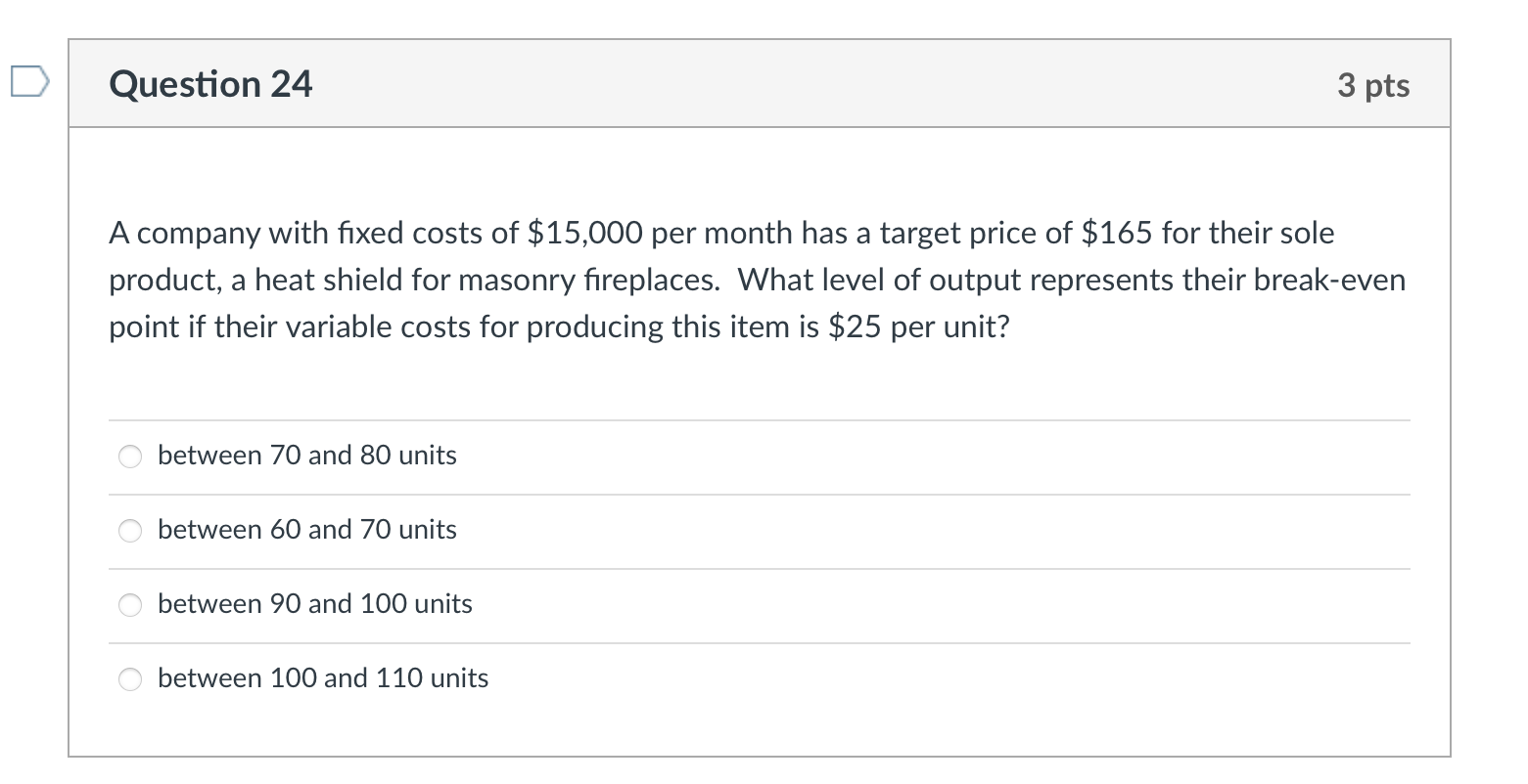 I will upvote answer. Thanks :) Question 24 3 pts