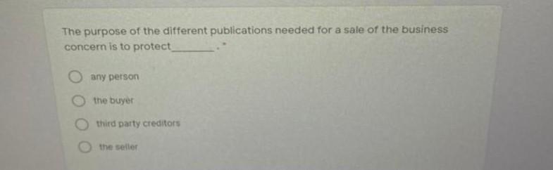 The purpose of the different publications needed