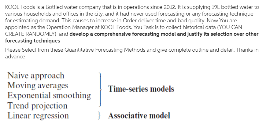 KOOL Foods is a Bottled water company that is in