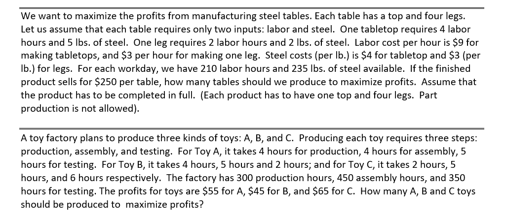 Please send the solution in excel describing the