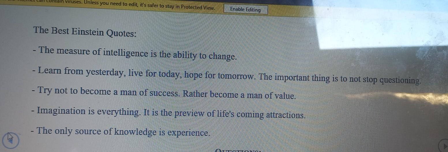 - Part IV Case Study (30pts): Albert Einstein is