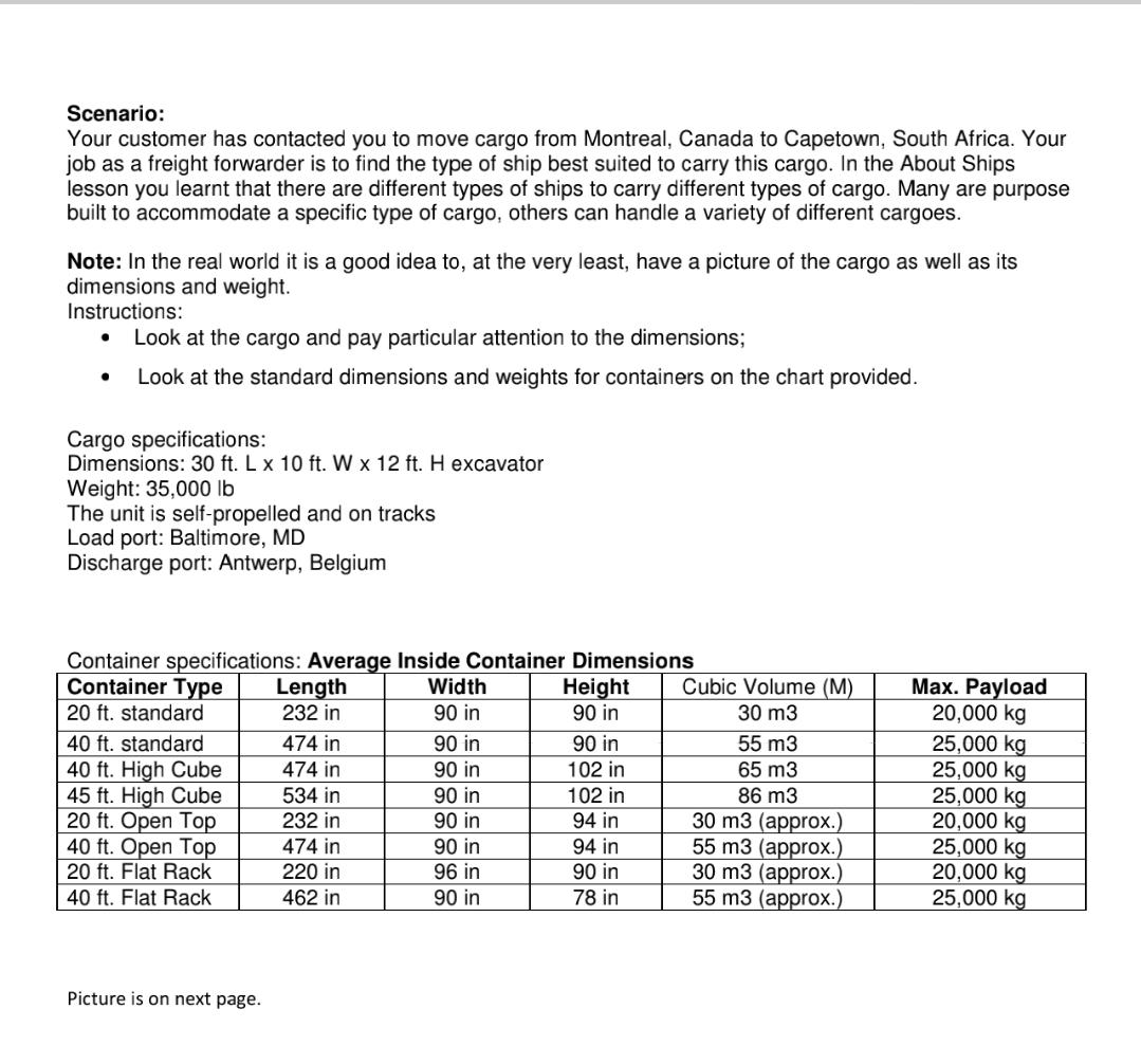 Please read the scenario first Questions Can the