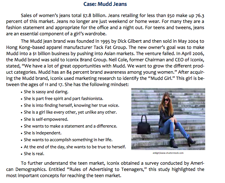 Define the problem. This consists of three