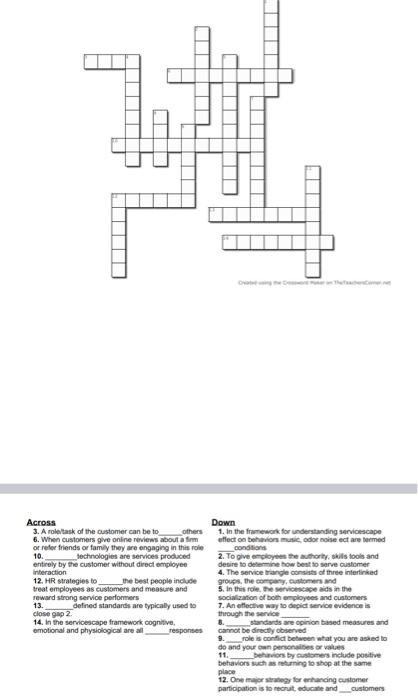 just 4,5&6 8 letter word ...for The service