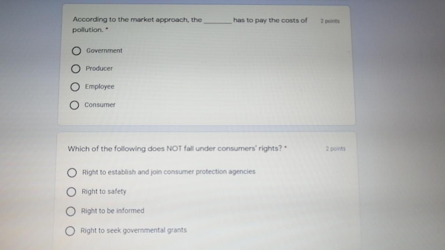 has to pay the costs of 2 points According to the