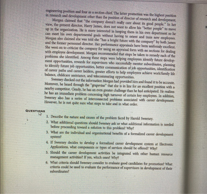 engineering position and four as a section chief.