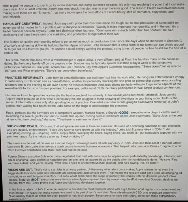 Magic Kingdom Please read the following article