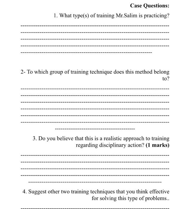 Solving a disciplinary Action Problem over the