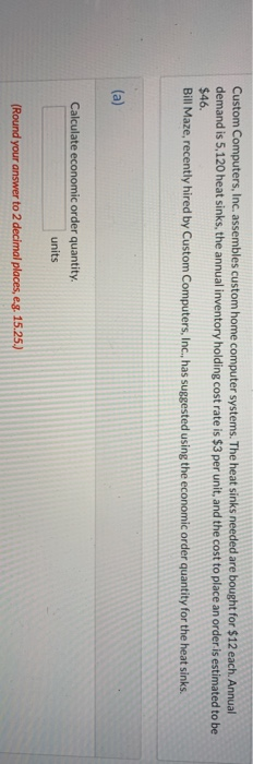 Custom Computers, Inc. assembles custom home