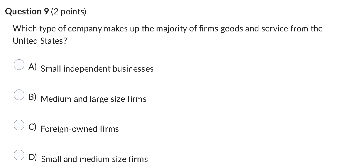 Which type of company makes up the majority of