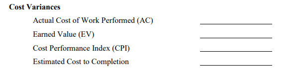 3.b. Using the following data, assume the project