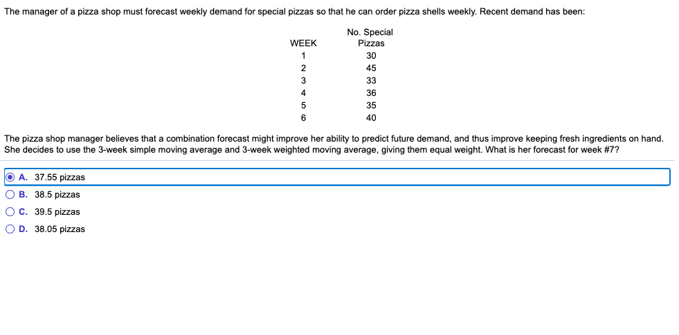 PLEASE SHOW THE WORK ADN EXPLAIN IT ! The manager