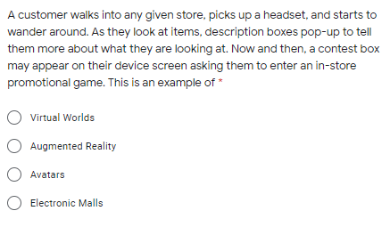 A customer walks into any given store, picks up a