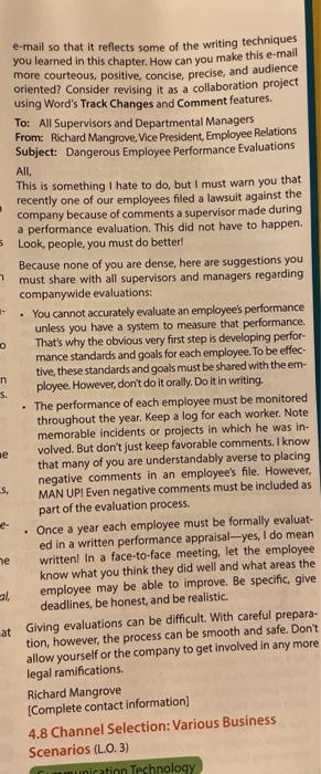 4.7 Document for Analysis: Improving a Negative,