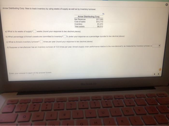 Arrow Distributing Corp. likes to track Inventory