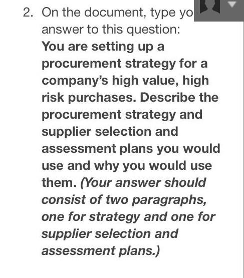 2. On the document, type yo answer to this