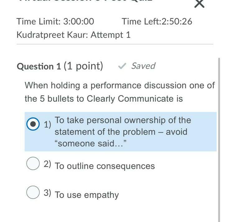 which one is right Time Limit: 3:00:00 Time