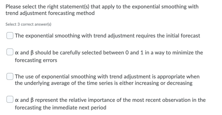 Please select the right statement(s) that apply