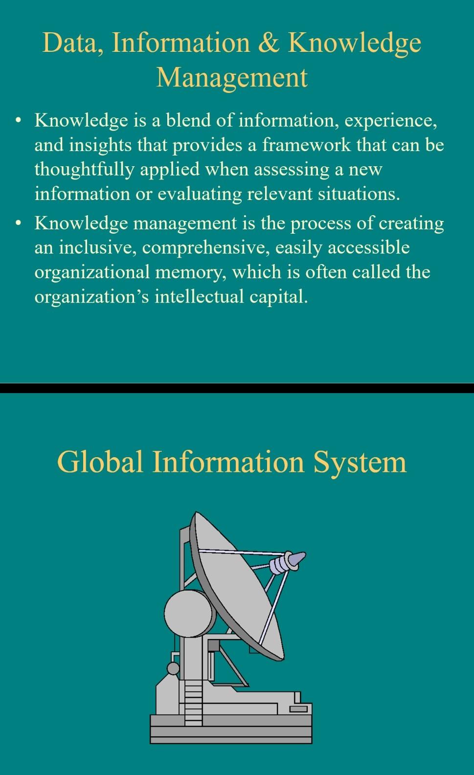 Make a brief summary of "Information systems and