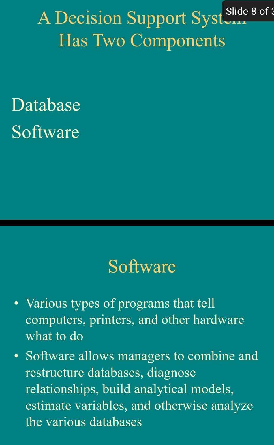 Make a brief summary of "Information systems and