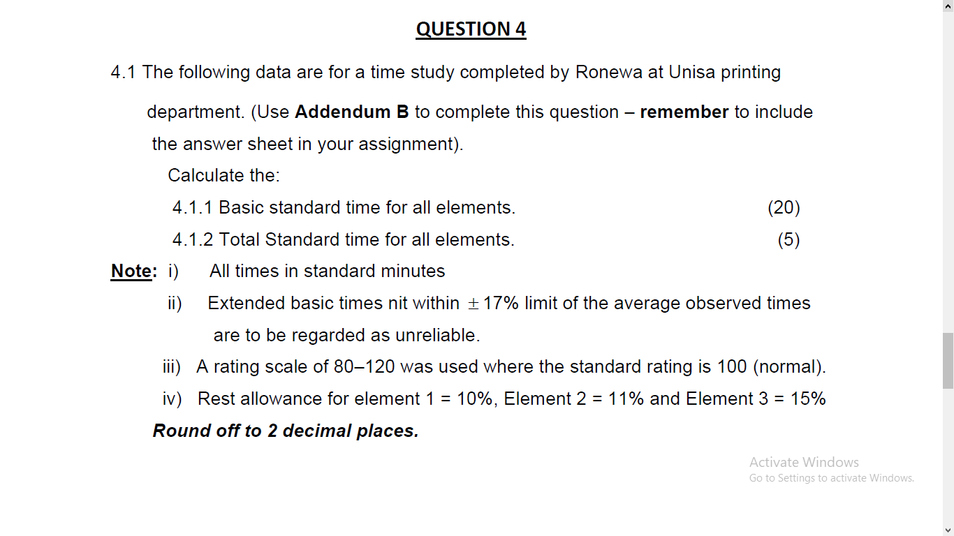 PLEASE ASSIST ME WITH THE QUESTION BELOW QUESTION