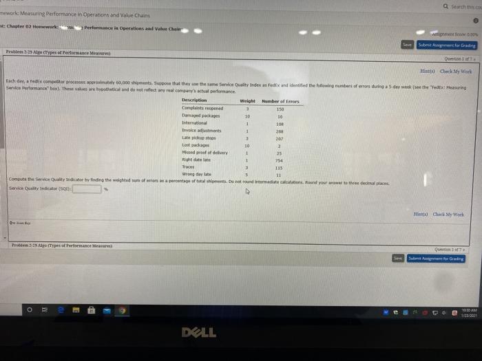 need help Search mework Measuring Performance in