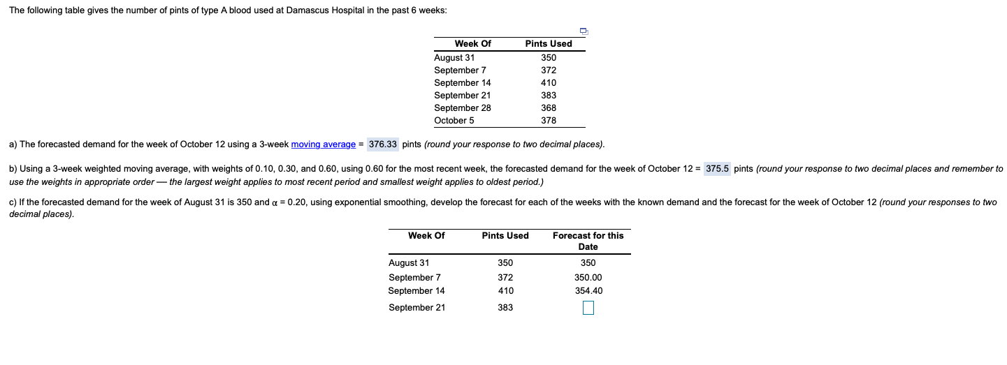 Please do for weeks sept 21 through oct 12th The