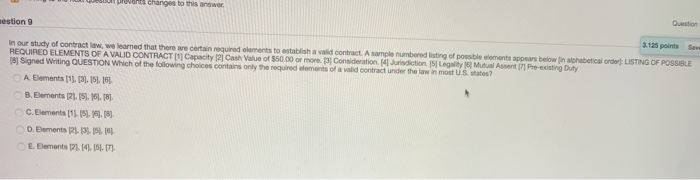 provant changes to this answer Question aestion 9