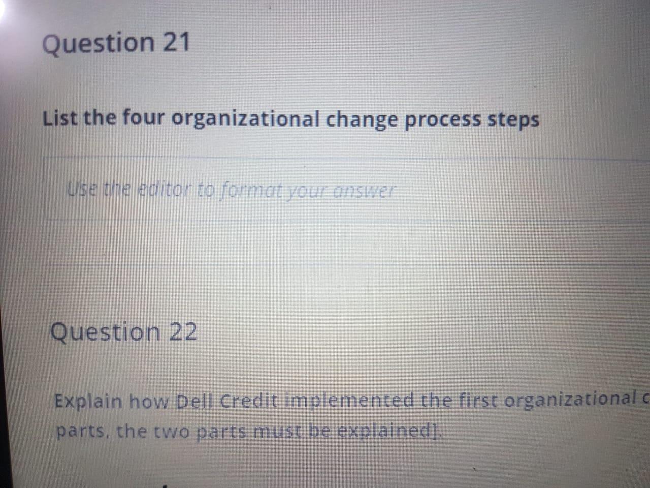 I need really short answers . I do not need