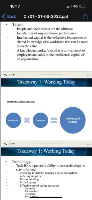 Question 5 Intellectual Capital = Commitment X