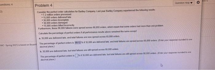 thank you! o questions: 4 Problem 4 Question Help