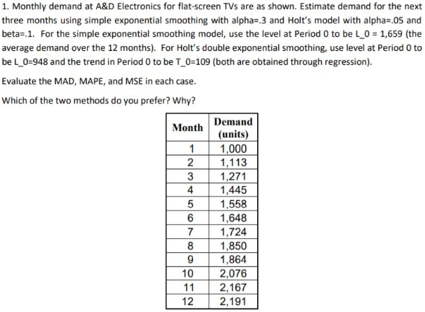 Please do it with Excel. Show how you enter the