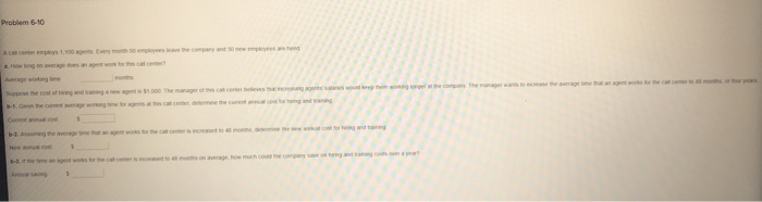 Problem 6-10 Access to save gewortung New 5