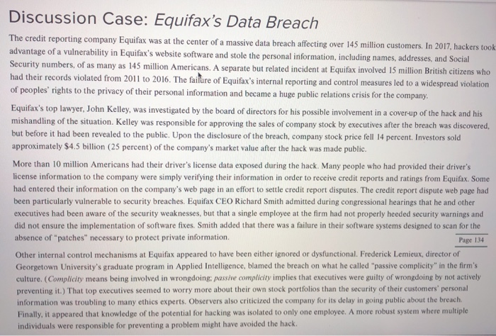 Discussion Case Chapter 6-