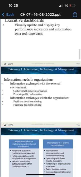 1. Decision making is a process. Support your