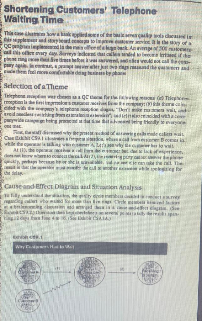 Q1: Describe the main problem that this large