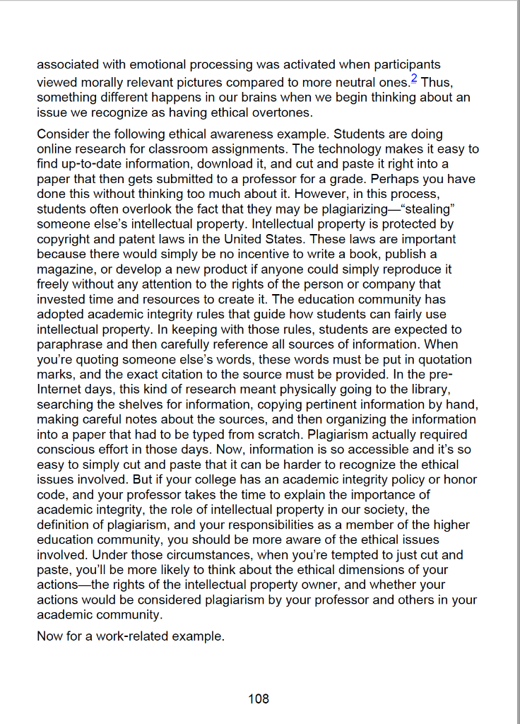 Chapter 3 in book: Managing Business Ethics