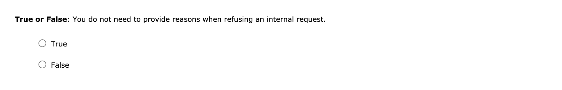 4. Refusing Typical Requests and Claims Choose