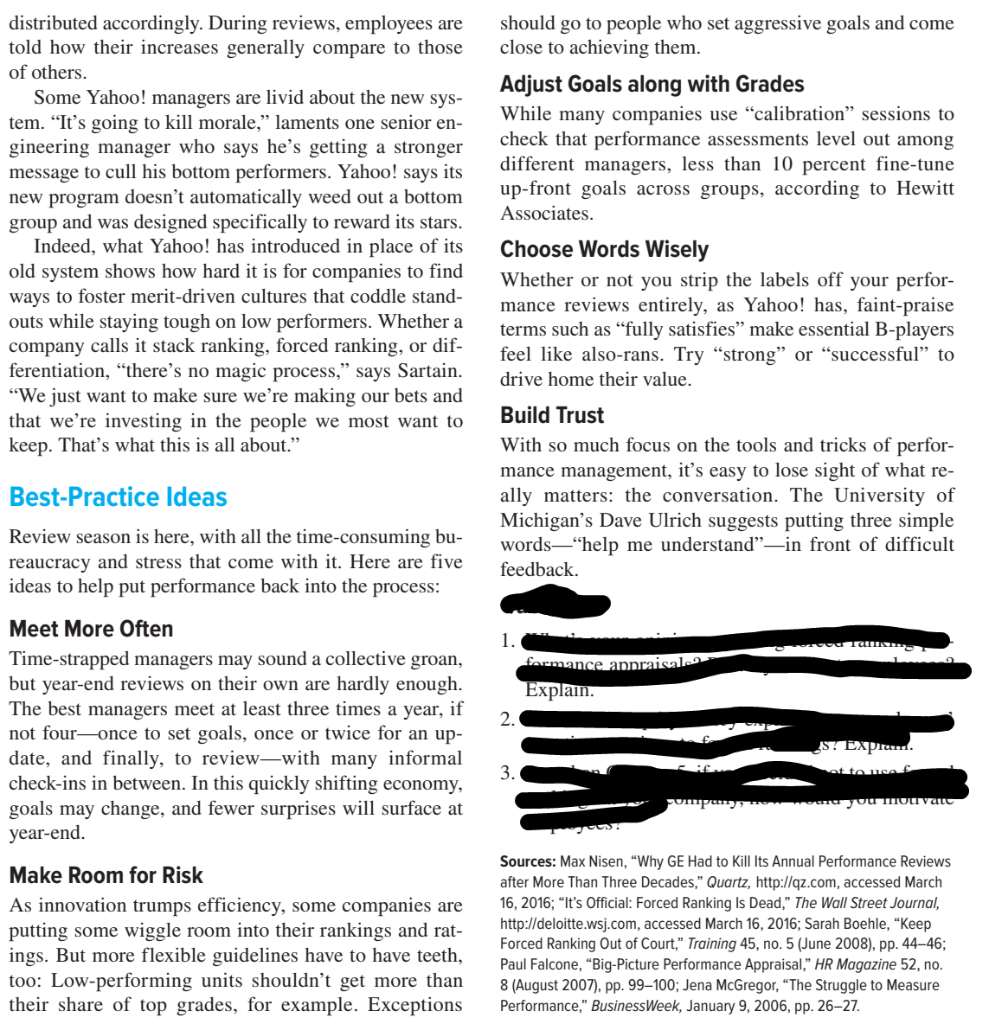 Read Case Study 5.1 and answer the following