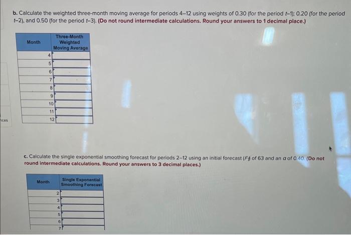 Your manager is trying to determine what