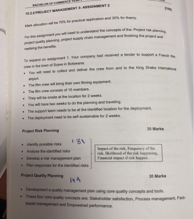 For this assignment you will need to understand