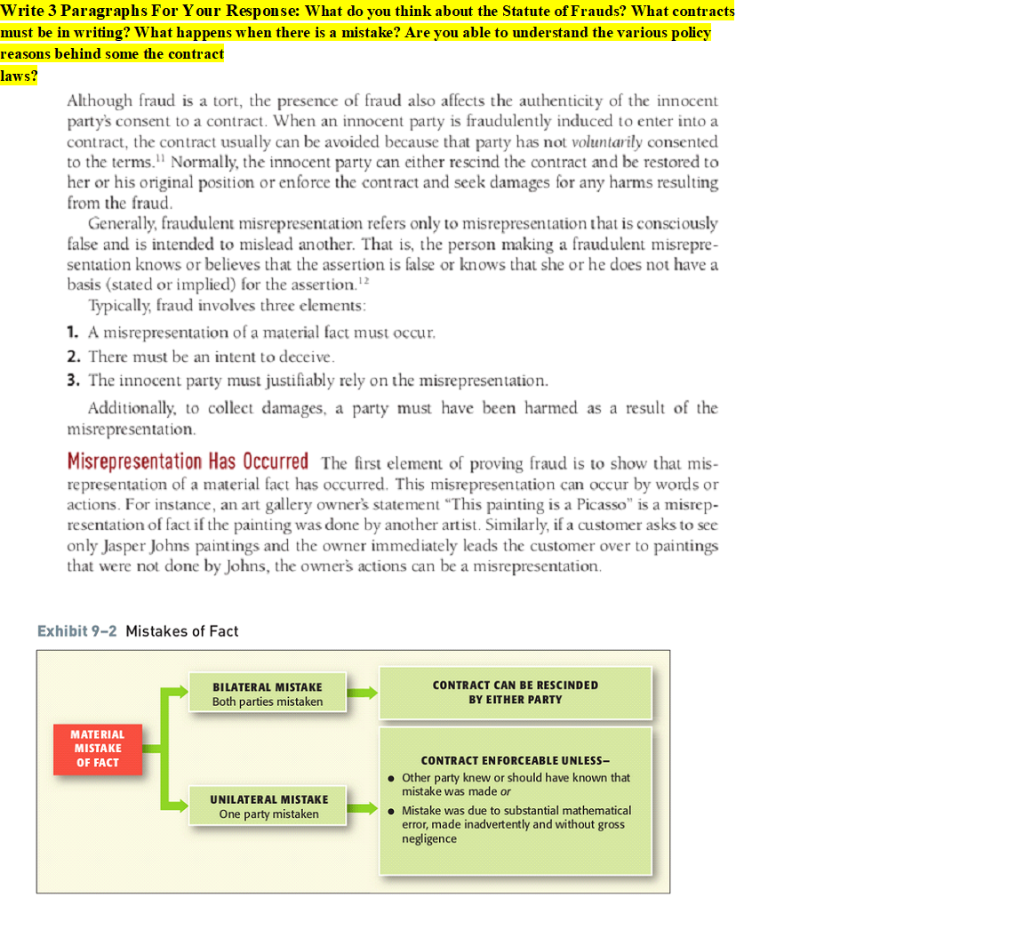 Write 3 Paragraphs For Your Response: What do you