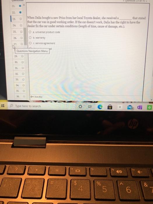 21 22 24 When Dalia bought a new Prius from her