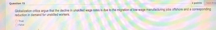 please answer all Question 3 The most global