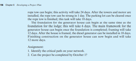Chapter 6 Developing a Project Plane 195 16.