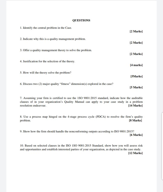 CASE STUDY CASE 750W MICROWAVE OVEN. COMPULSORY